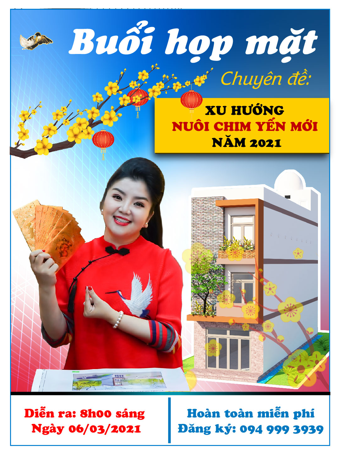 HỌP MẶT ĐẦU NĂM CHUYÊN ĐỀ NUÔI CHIM YẾN 2021