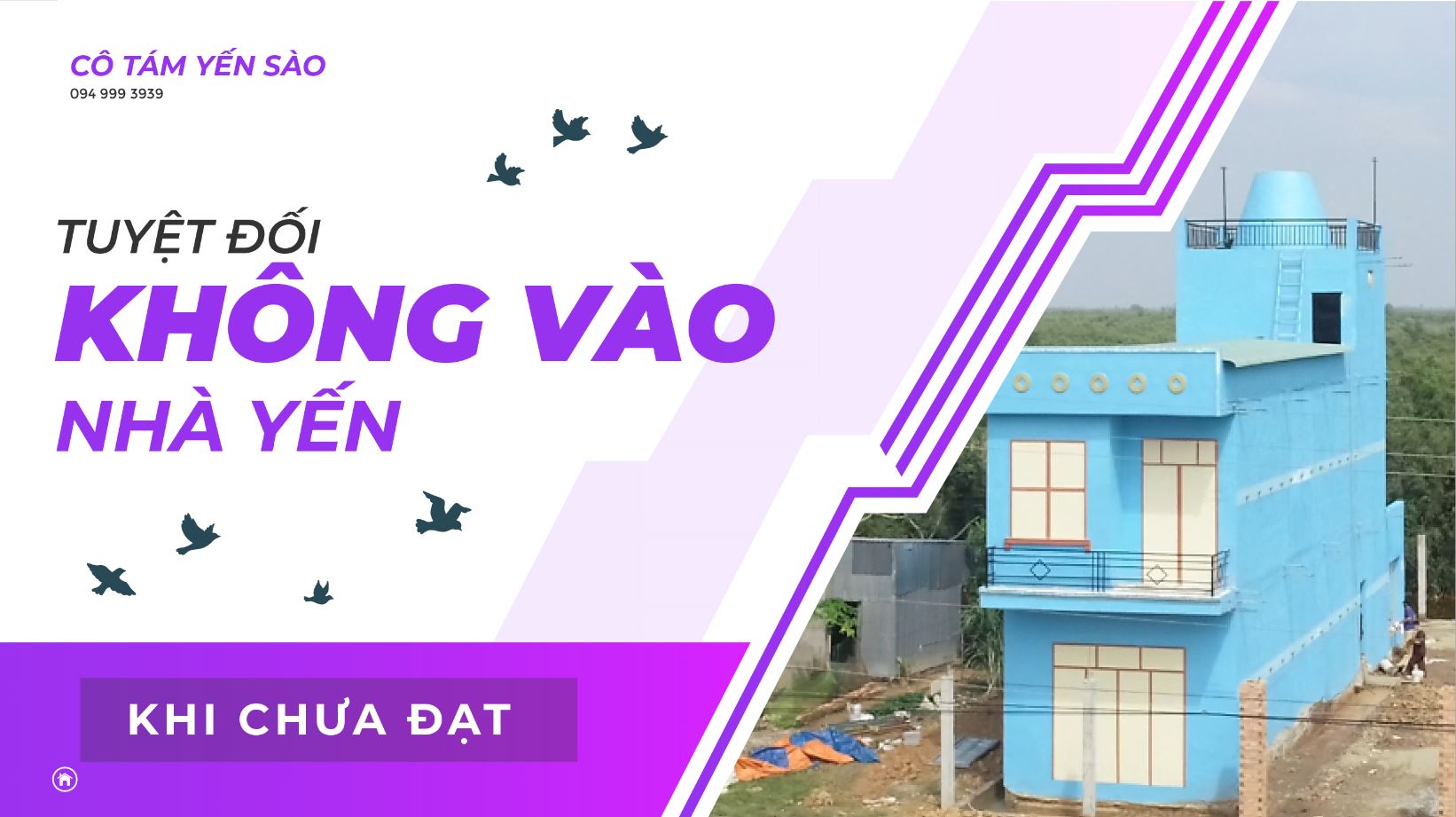 TUYỆT ĐỐI KHÔNG NÊN VÀO NHÀ YẾN KHI CHƯA ĐẠT CHUẨN