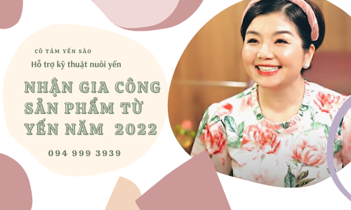 NHẬN GIA CÔNG SẢN PHẨM TỪ YẾN NĂM 2022