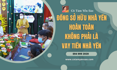 ĐỒNG SỞ HỮU NHÀ YẾN - HOÀN TOÀN KHÔNG PHẢI LÀ VAY TIỀN NHÀ YẾN