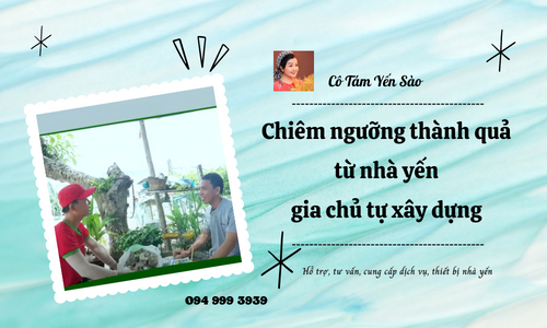 CHIÊM NGƯỠNG THÀNH QUẢ TỪ NHÀ YẾN GIA CHỦ TỰ XÂY DỰNG