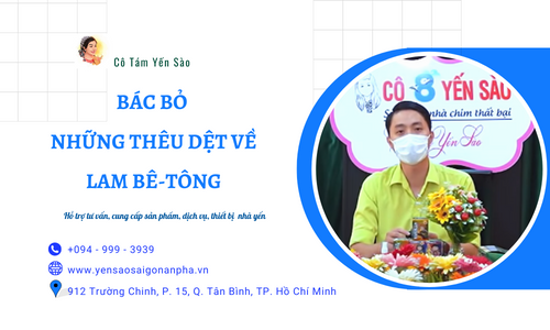 Bác bỏ những thêu dệt về lam bê-tông