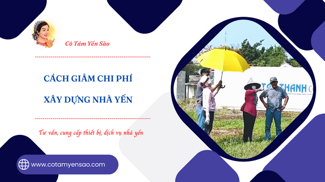 Cách giảm chi phí xây dựng nhà yến