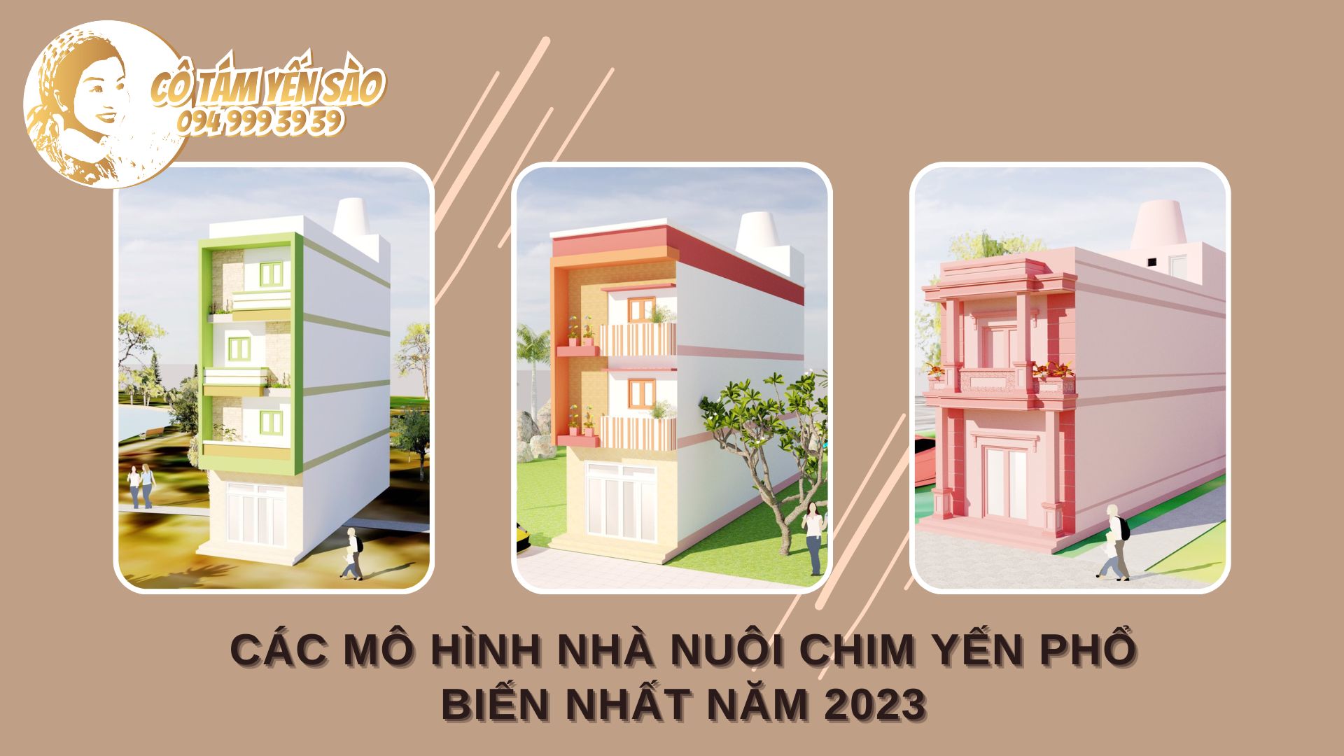 CÁC MÔ HÌNH NHÀ NUÔI CHIM YẾN PHỔ BIẾN NHẤT NĂM 2023