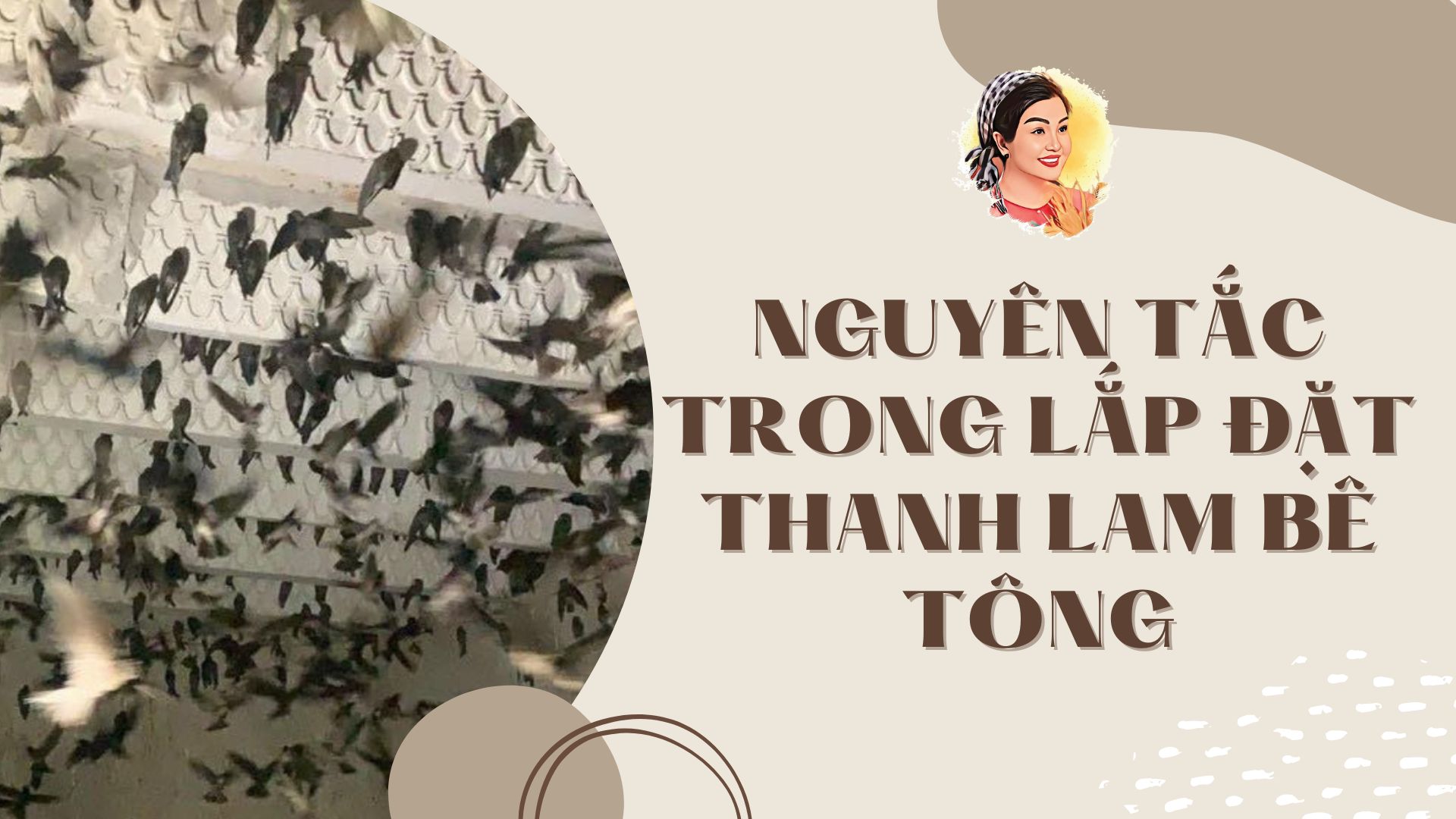 NGUYÊN TẮC TRONG LẮP ĐẶT THANH LAM BÊ TÔNG