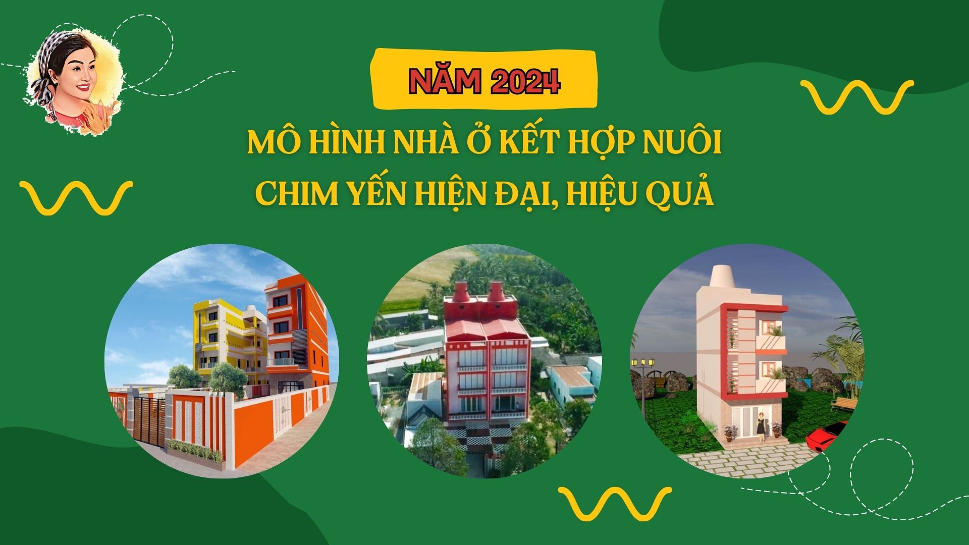 MÔ HÌNH NHÀ Ở KẾT HỢP NUÔI CHIM YẾN HIỆN ĐẠI, HIỆU QUẢ NĂM 2024