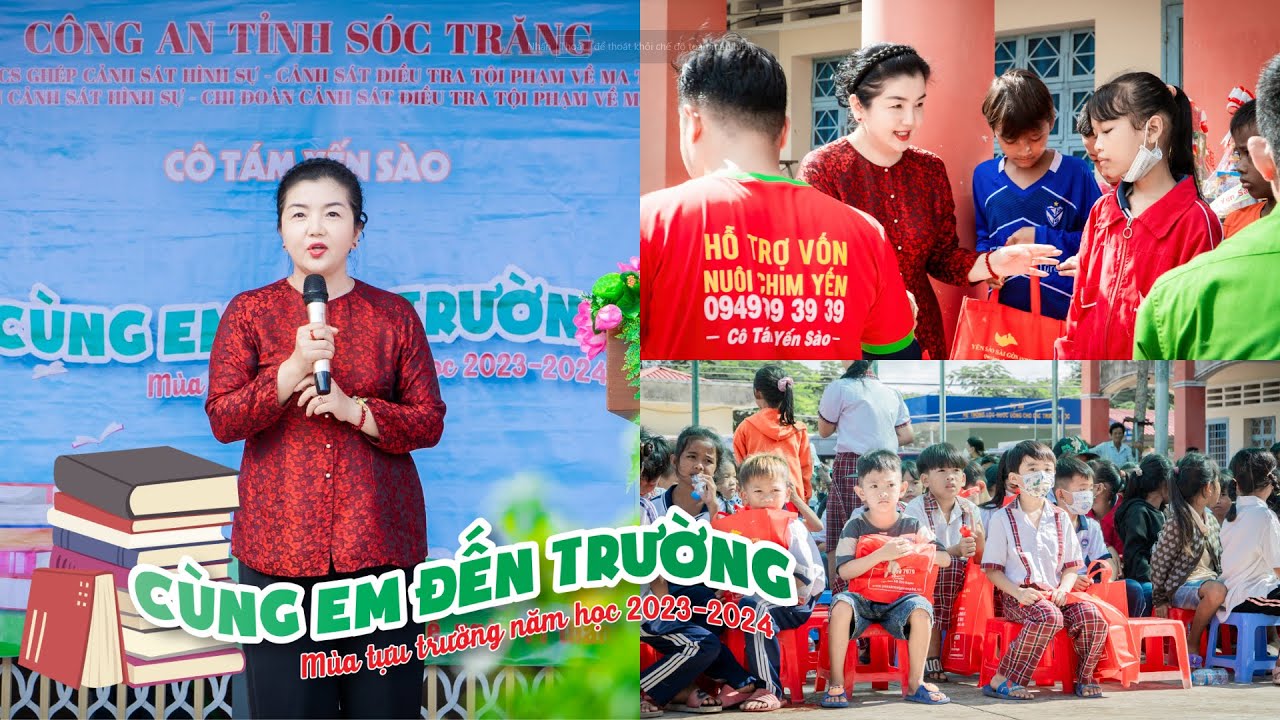 Hành Trình Từ Tâm - "CÙNG EM ĐẾN TRƯỜNG" Trường TH Thạnh Thới An B, huyện Trần Đề, tỉnh Sóc Trăng