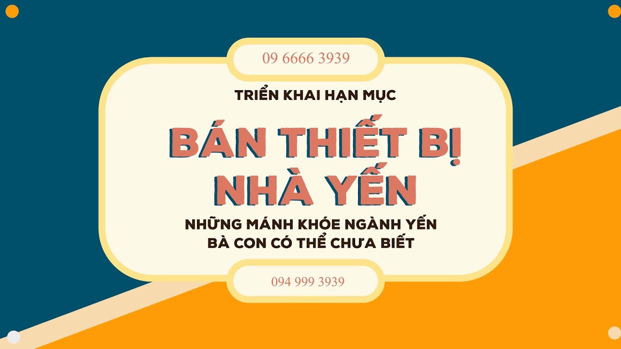 Ngỡ ngàng trước mánh khóe bán thiết bị nhà yến